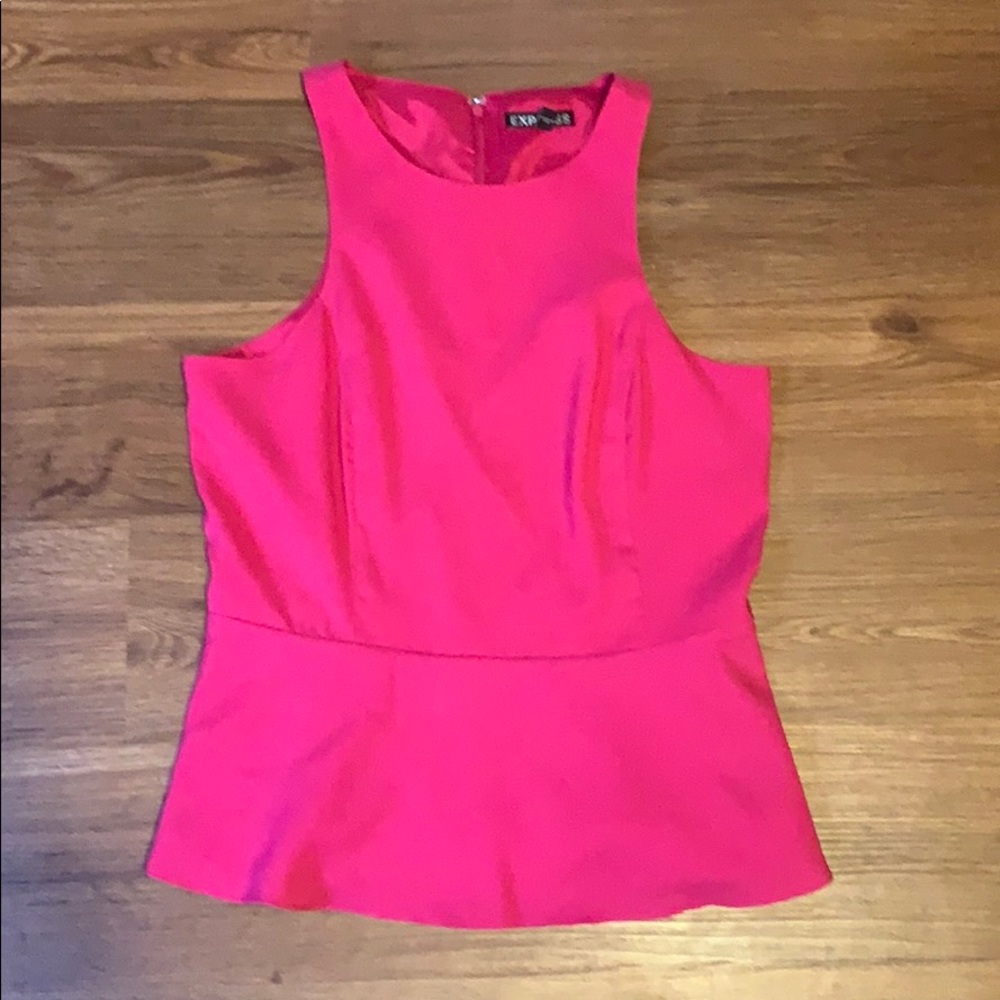 Magenta Express Peplum Top
